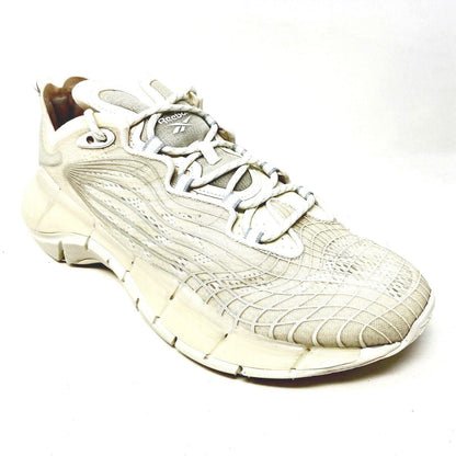 Reebok Zig Kinetica II Chalk Pure Grey Mens Size 8.5 Running Shoes FX9402