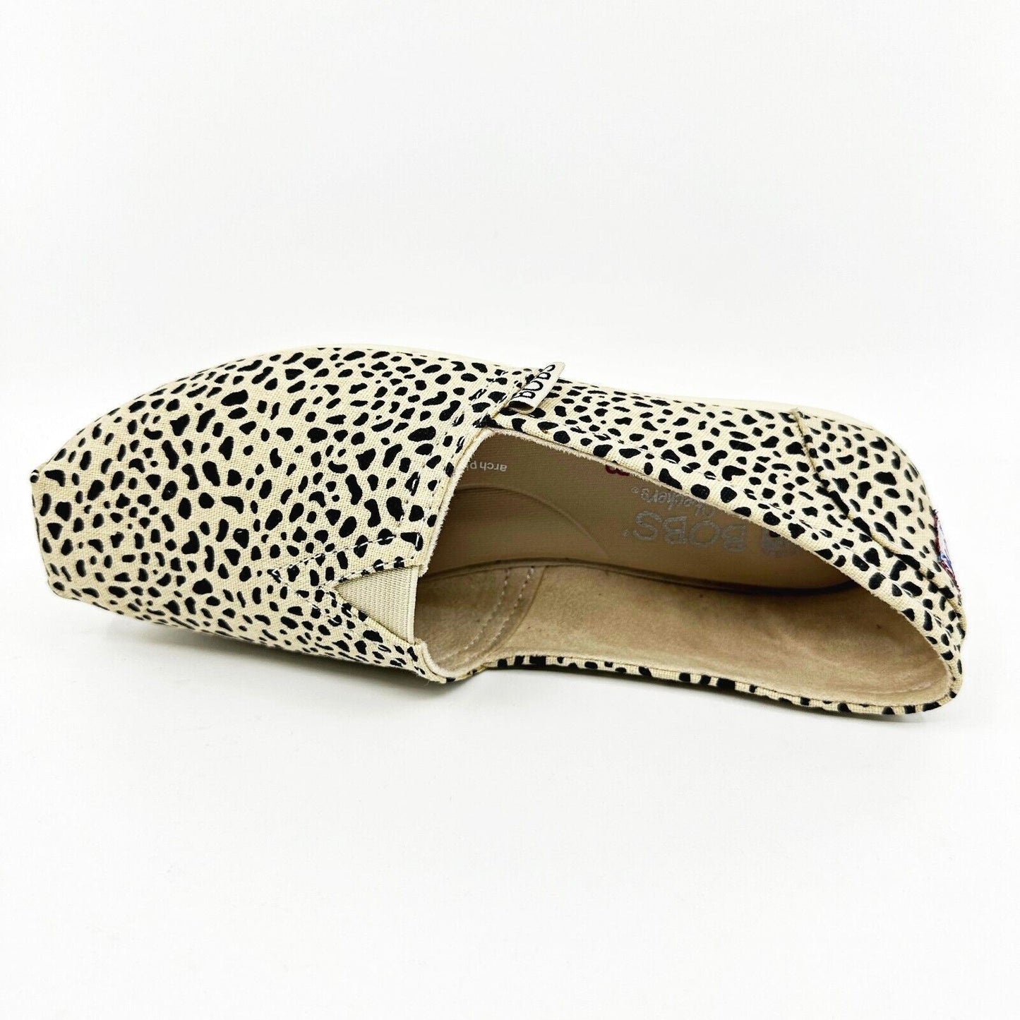 Skechers Bobs Plush Cat Queen Leopard Womens Sioze 6 Casual Flats