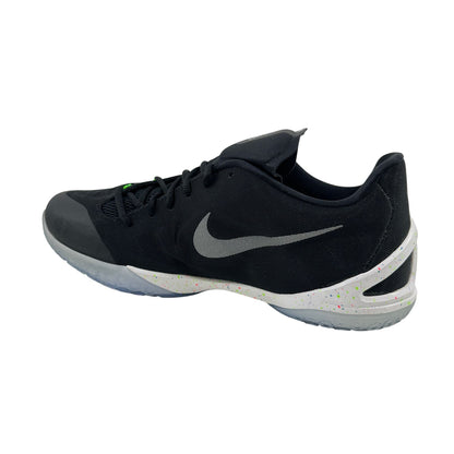 Nike Hyperchase Premium Black Metallic Silver White Mens Size 13 Sneaker
