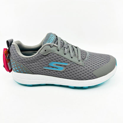 Skechers Go Golf Max Fairway 2 Gray Blue Womens Size 6 Spikeless Shoes