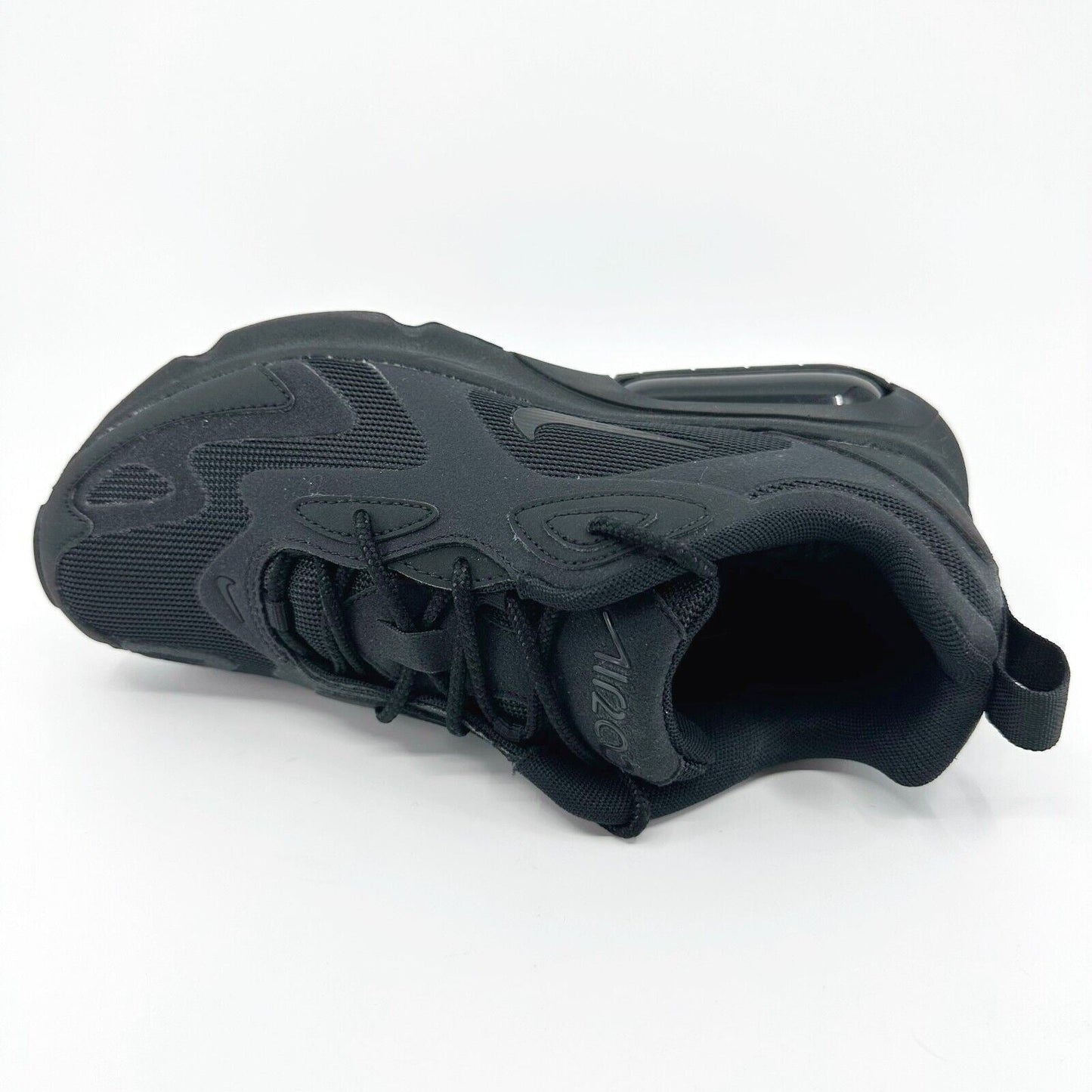 Nike Air Max 200 Triple Black Womens Running Shoes Sneakers AT6175 003