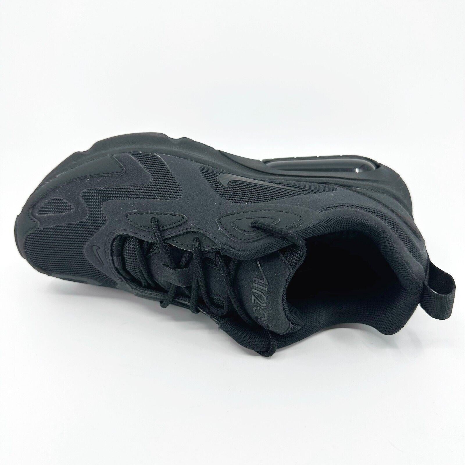 Nike Air Max 200 Triple Black Womens Running Shoes Sneakers AT6175 003