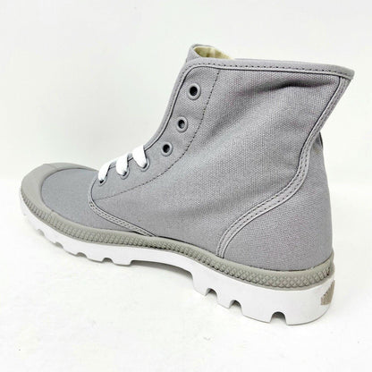 Palladium Blanc Hi Vapor White Gray Mens Size 8 Combat Boots 72886 051