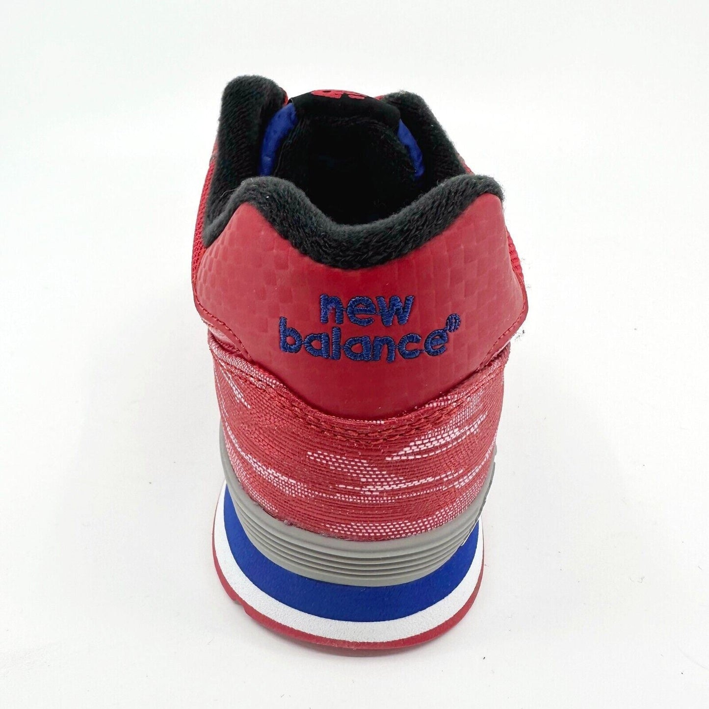 New Balance 574 Classics Red Black Blue Kids Running Sneakers KL574WSG