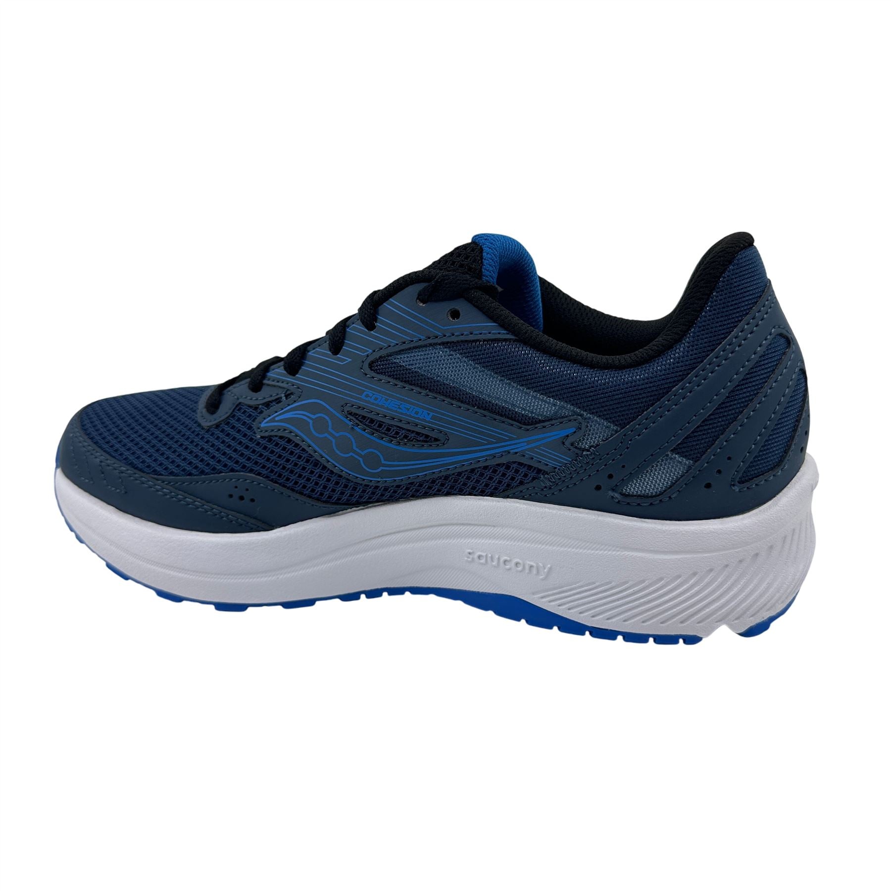 Saucony Cohesion 15 Space Blue Fire Mens Athletic Sneaker