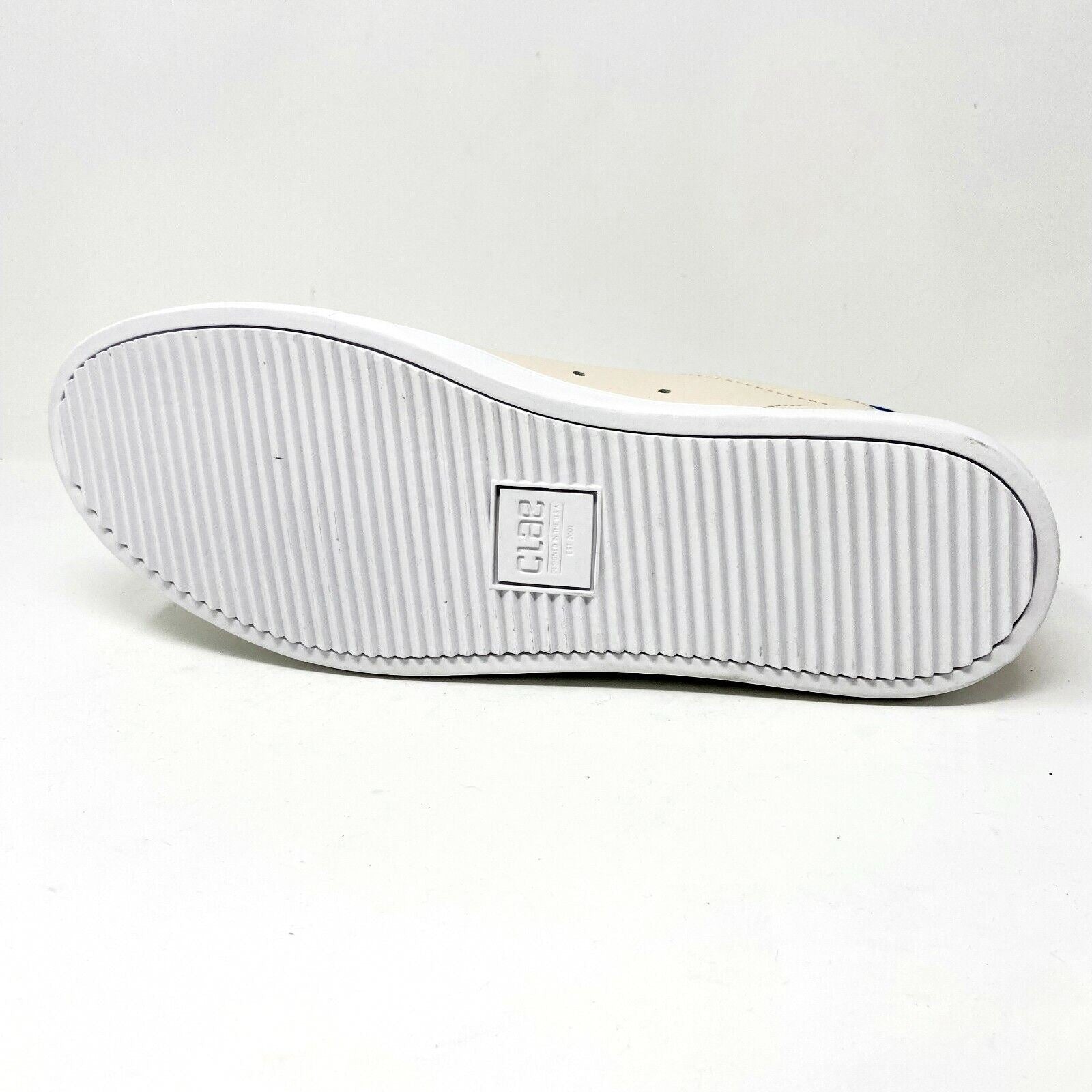Clae Bradley Ecru White Mens Premium Casual Sneakers