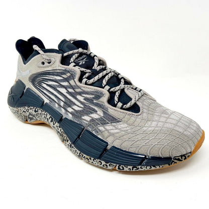 Reebok Zig Kinetica II Grey Core Black Womens Shoes Running Sneakers FY7061