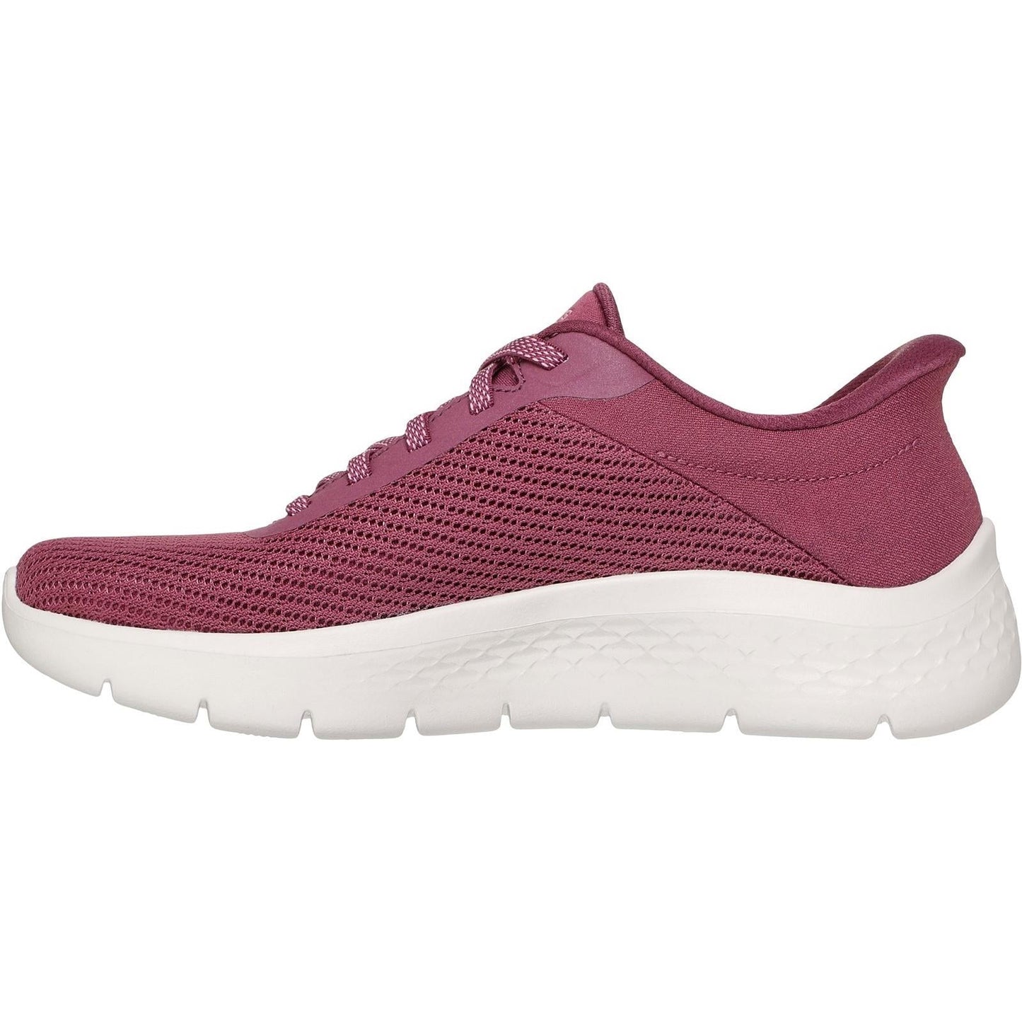 Women's Wide Fit Skechers 125516 Slip-ins Go Walk Flex Carla Trainers