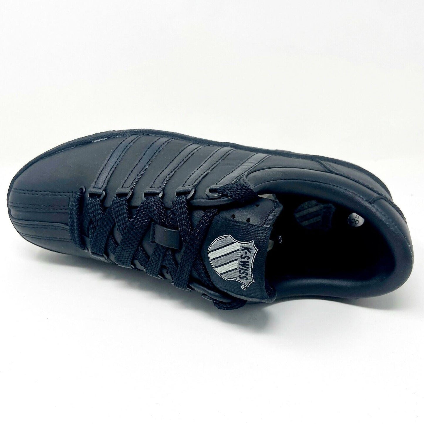 K-Swiss Classic Triple Black Varsity Kids Shoes Sneakers 80144
