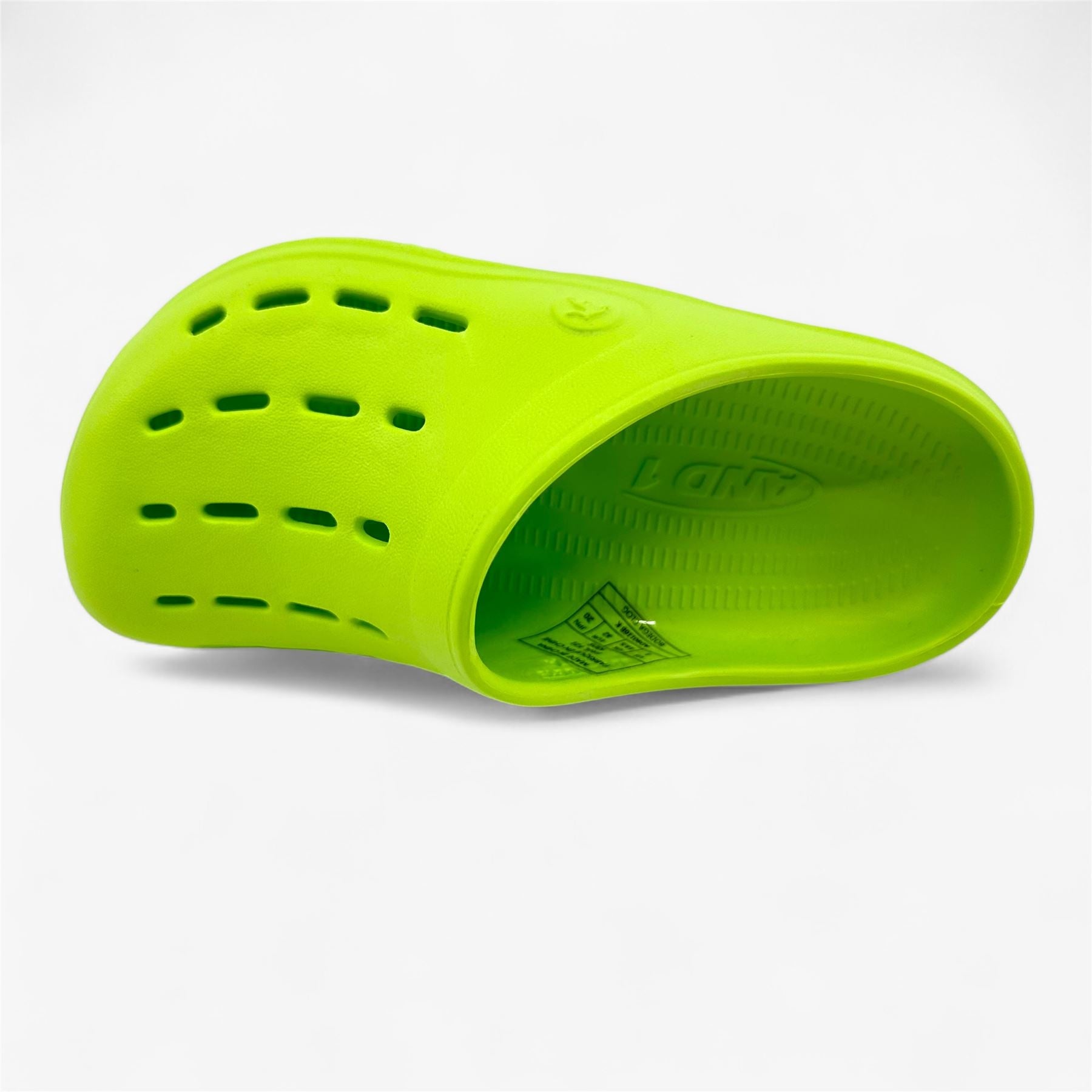 AND1 Bodega Clog Acid Green Kids Boys Sandal Clog