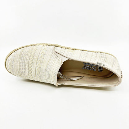 Skechers Flexpadrille 3.0 Chevron Babe Natural Womens Size 9.5 Slip On Shoes