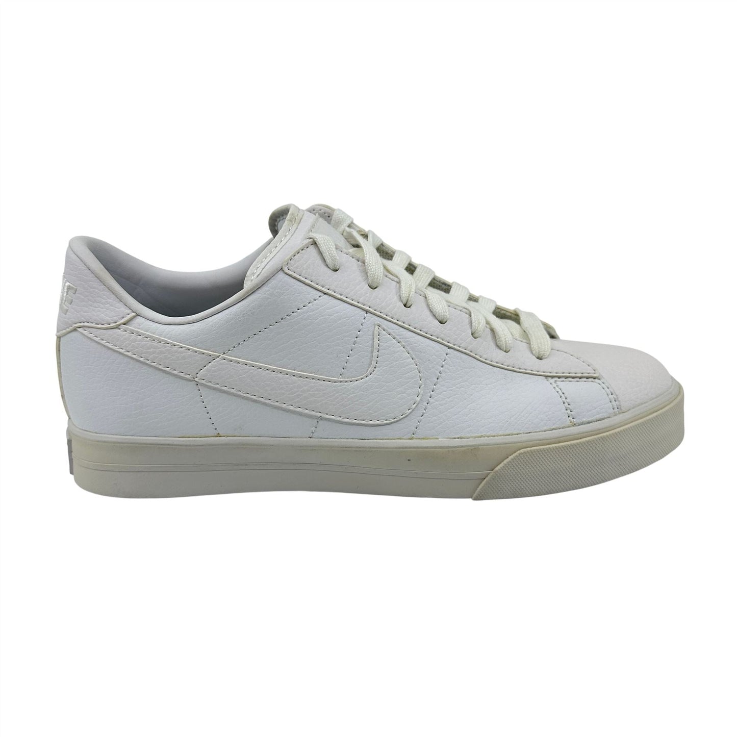 Nike Sweet Classic Leather Triple White Mens Athletic Sneaker