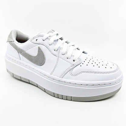 Jordan Air Jordan 1 Elevate Low White Natural Grey White Womens Athletic Sneaker