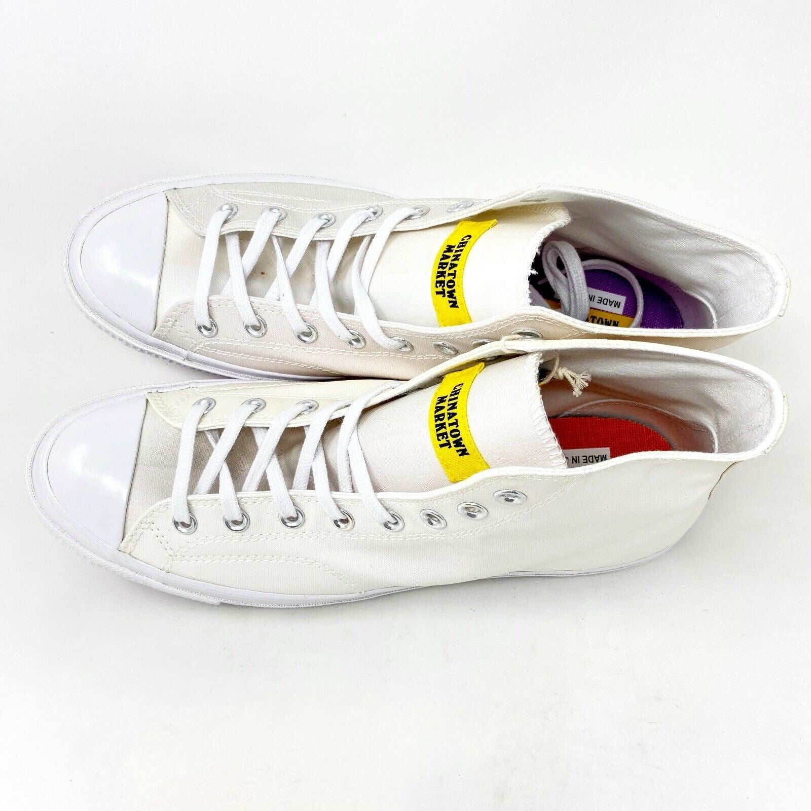 Converse Chuck 70 Hi x Chinatown Market White UV Color Changing Mens Sneakers