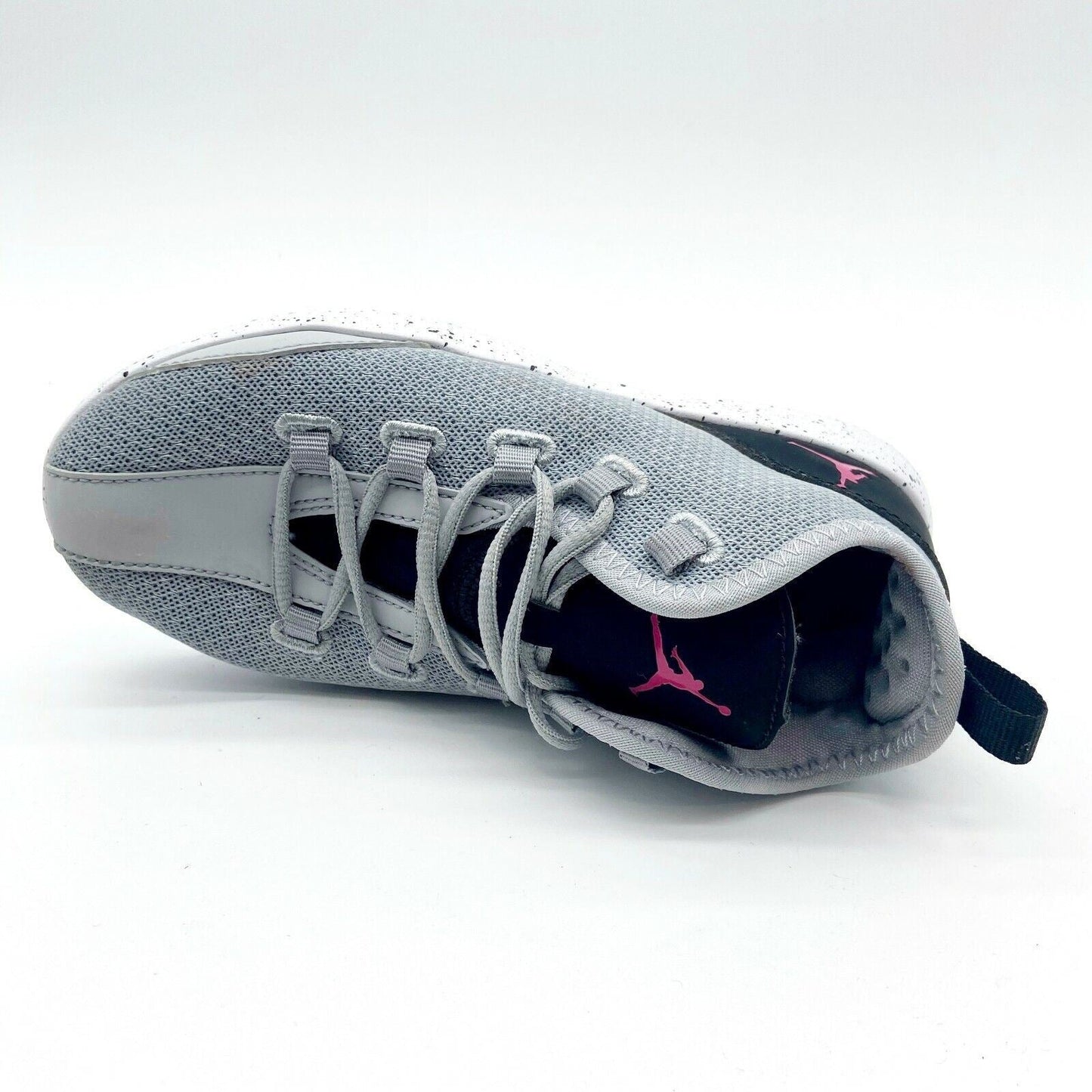 Jordan Reveal GP Wolf Grey Vivid Pink Black Kids Sneakers 834218 008