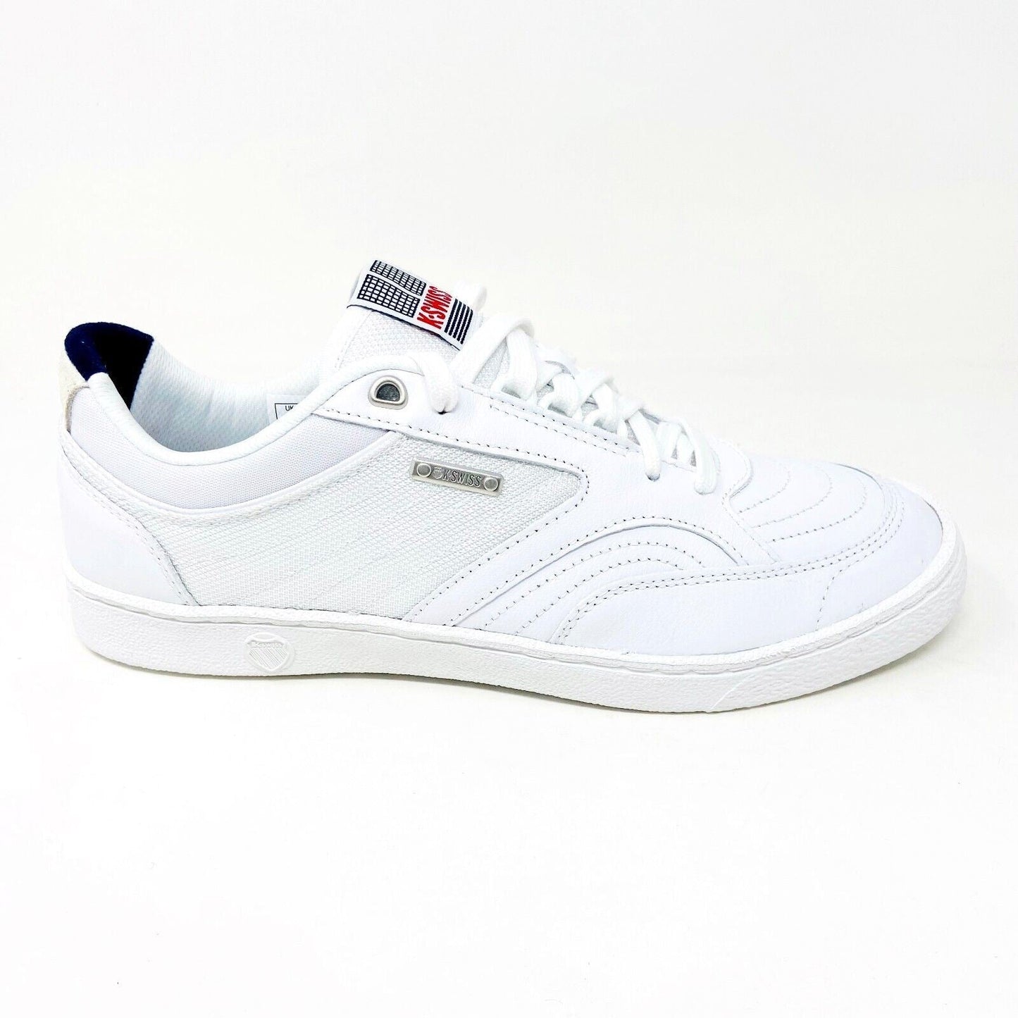 K-Swiss Ambassador Elite White Corporate Mens Size 9 Casual Sneakers 06992 113