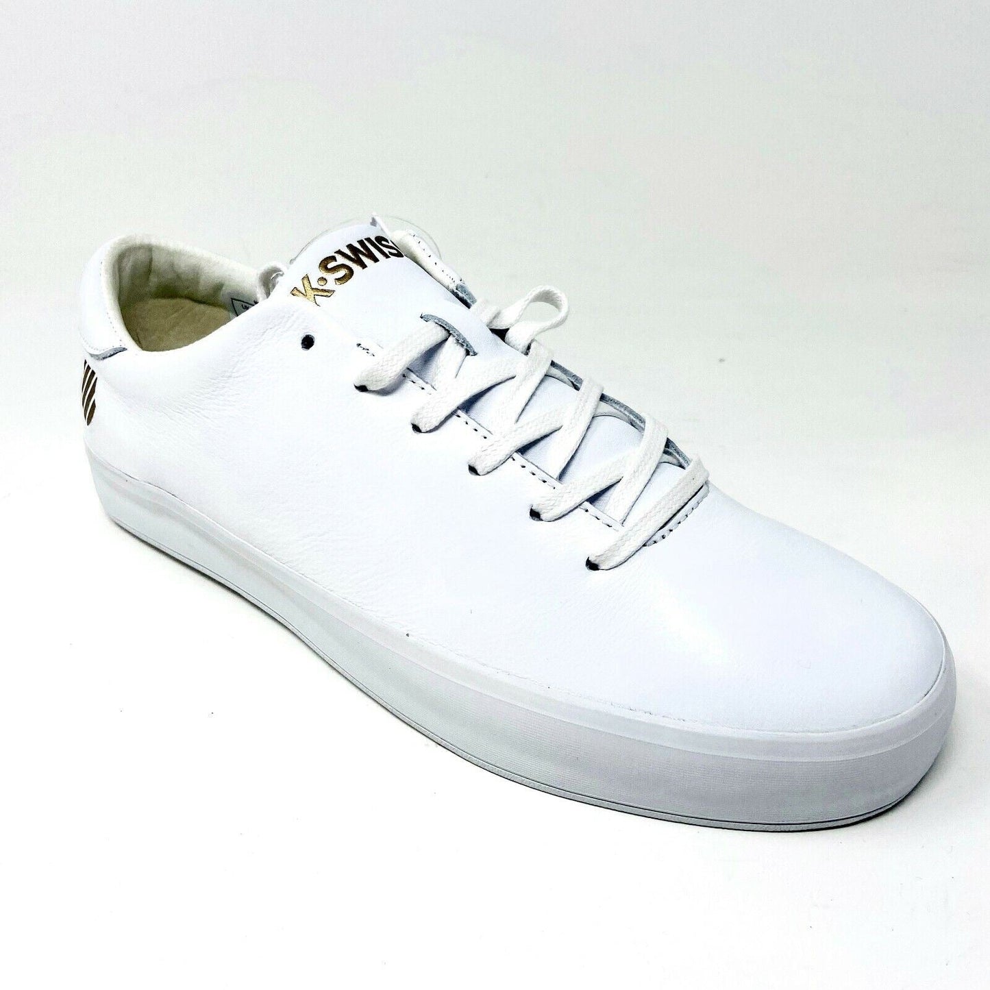 K-Swiss Court Pro Startup Self Belief White Womens Size 10 Leather 96729 162