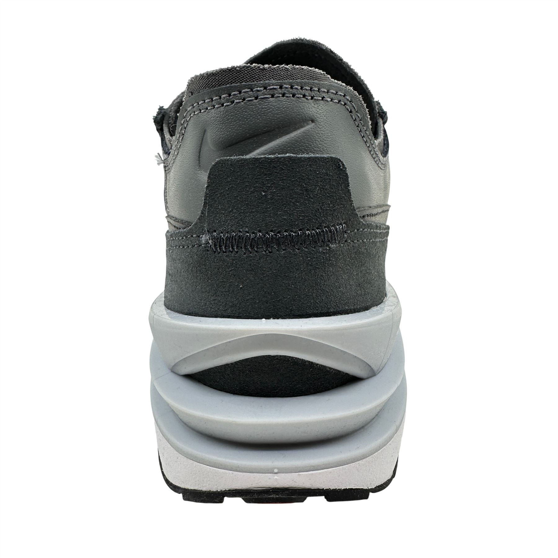 Nike Waffle One Leather Iron Grey Black Mens Athletic Sneaker