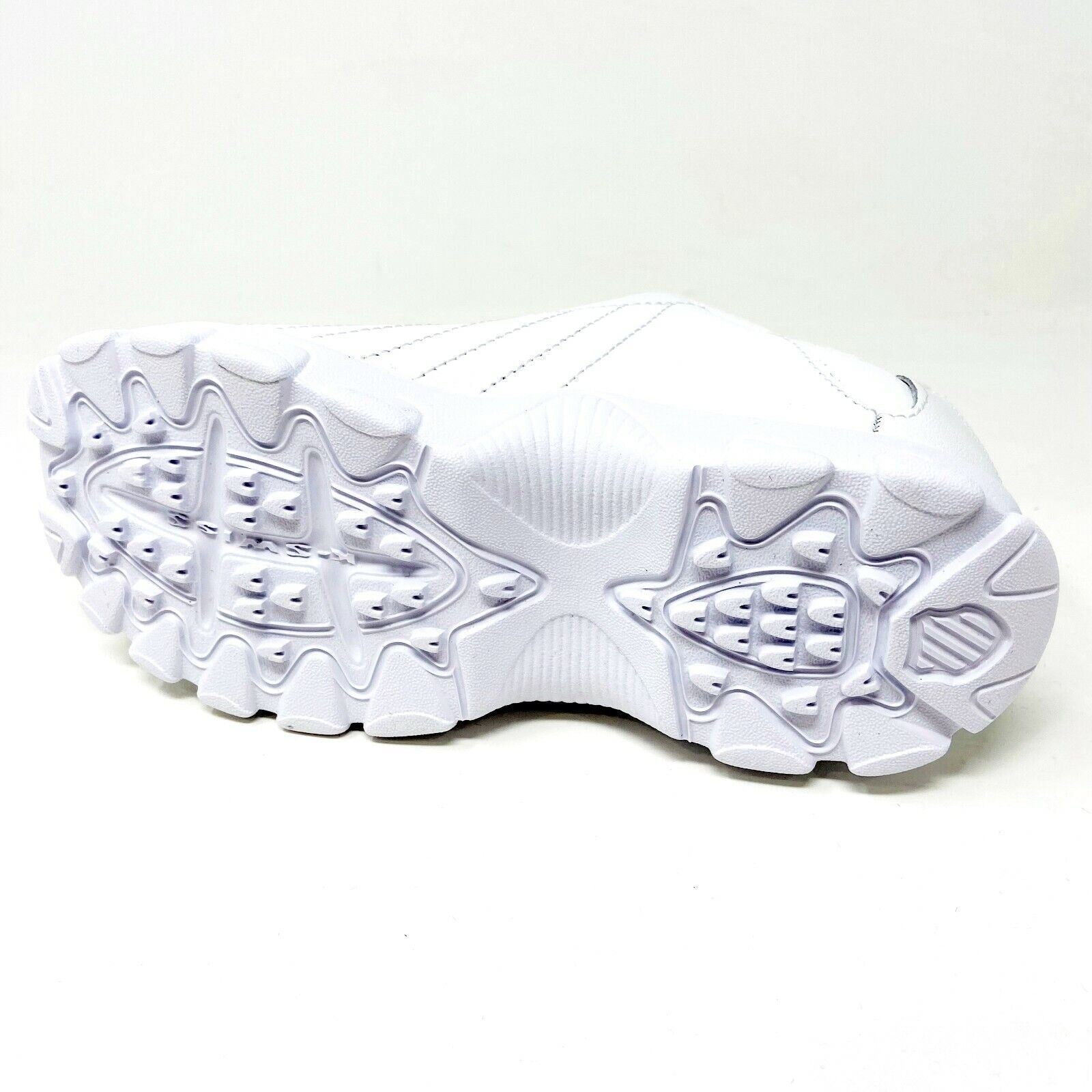 K-Swiss ST329 White Silver Kids Casual Sneakers 56408 155