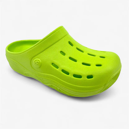 AND1 Bodega Clog Acid Green Kids Boys Sandal Clog