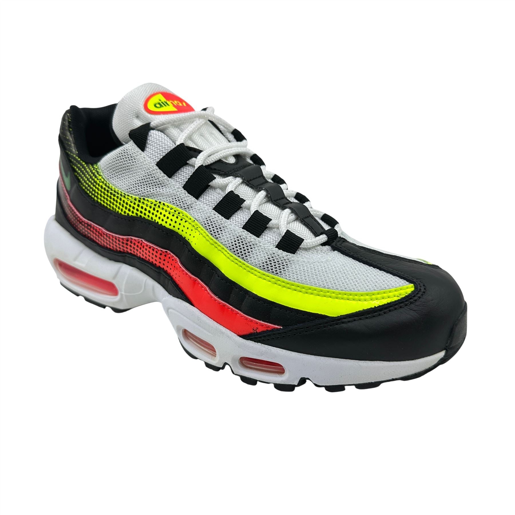 Nike Air Max 95 SE Black Aloe Verde Mens Size 9.5 Athletic Sneaker