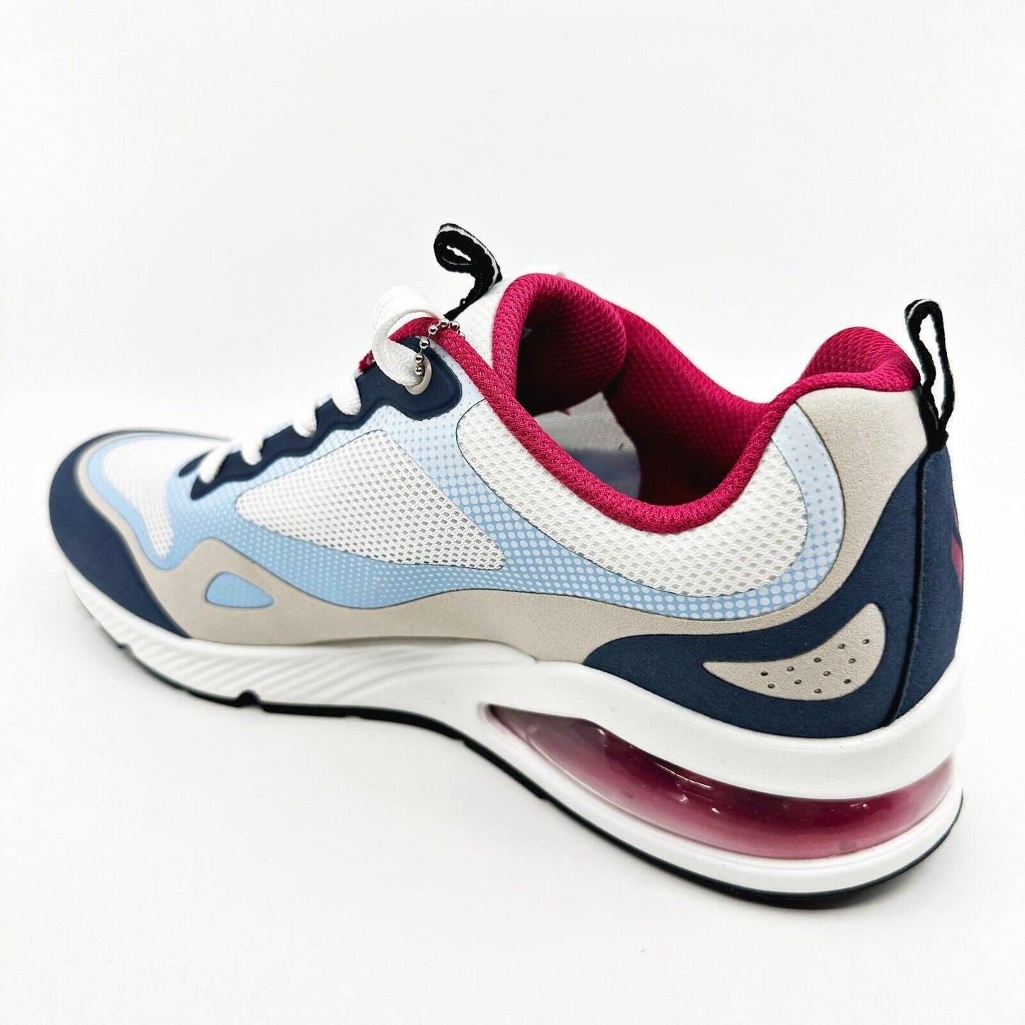 Skechers Uno 2 Runabout White Navy Red Womens Size 11 Sneakers