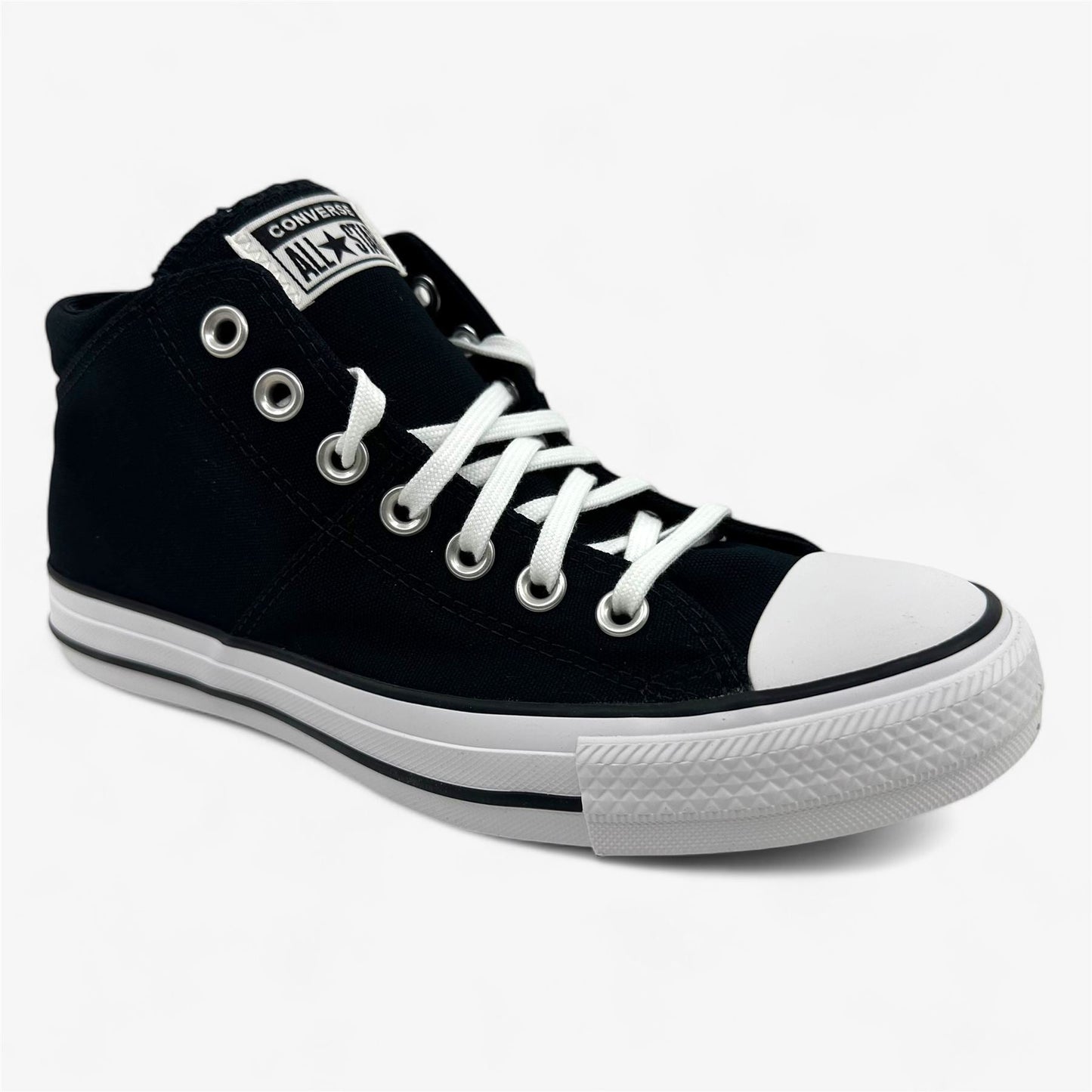 Converse CTAS Madison Mid Black White Womens Athletic Sneaker