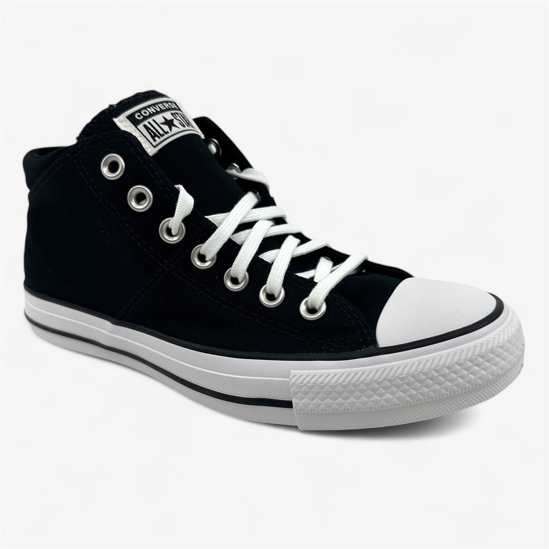 Converse CTAS Madison Mid Black White Womens Athletic Sneaker