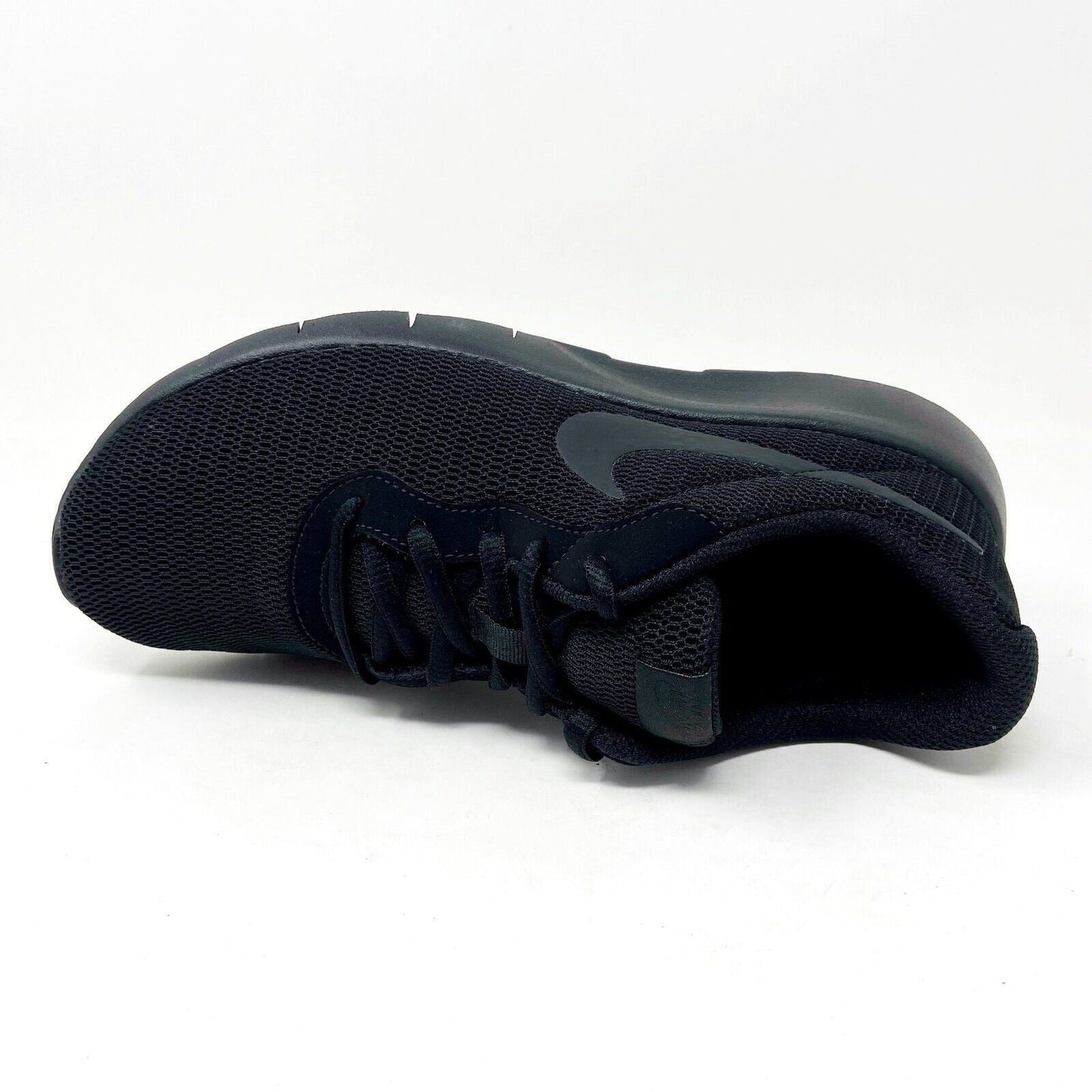 Nike Tanjun GS Triple Black Grade School Kids Running Shoes 818381 001