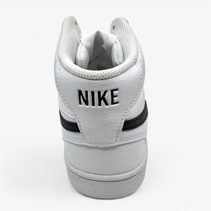 Nike Court Vision Mid NN White Black Mens Athletic Sneaker