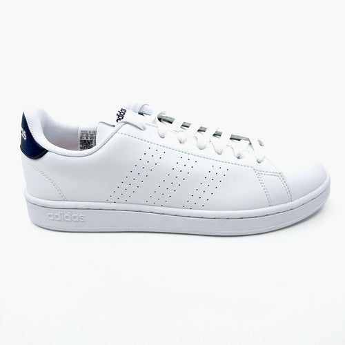 Adidas Advantage Cloud White Navy Mens Tennis Sneakers GZ5299