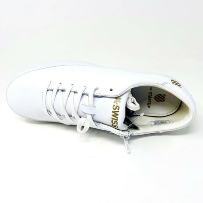 K-Swiss Court Pro Startup Self Belief White Womens Size 10 Leather 96729 162