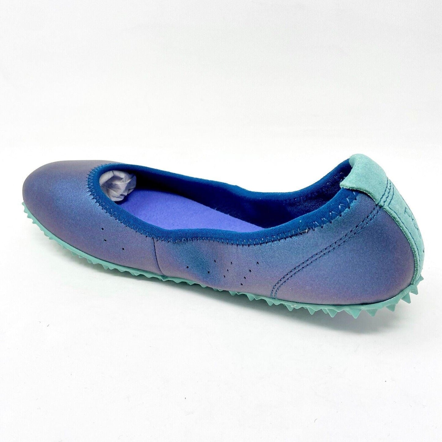 Plae Crosby Titanium Quartz Womens Comfort Slip On Leather Flats 556310 018