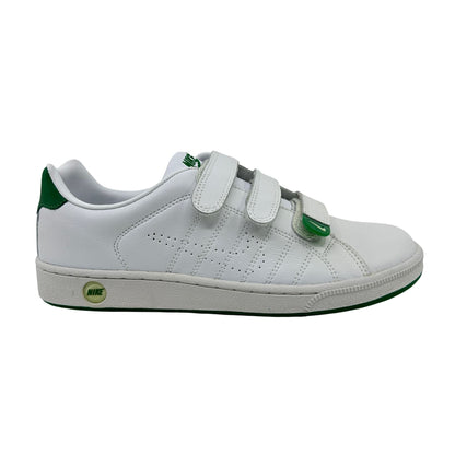 Nike Court Tradition V2 White Pine Green Mens Athletic Sneaker