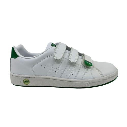 Nike Court Tradition V2 White Pine Green Mens Athletic Sneaker