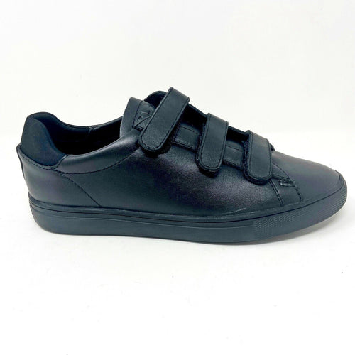 Clae Bradley Black Milled Leather Mens Casual Sneakers