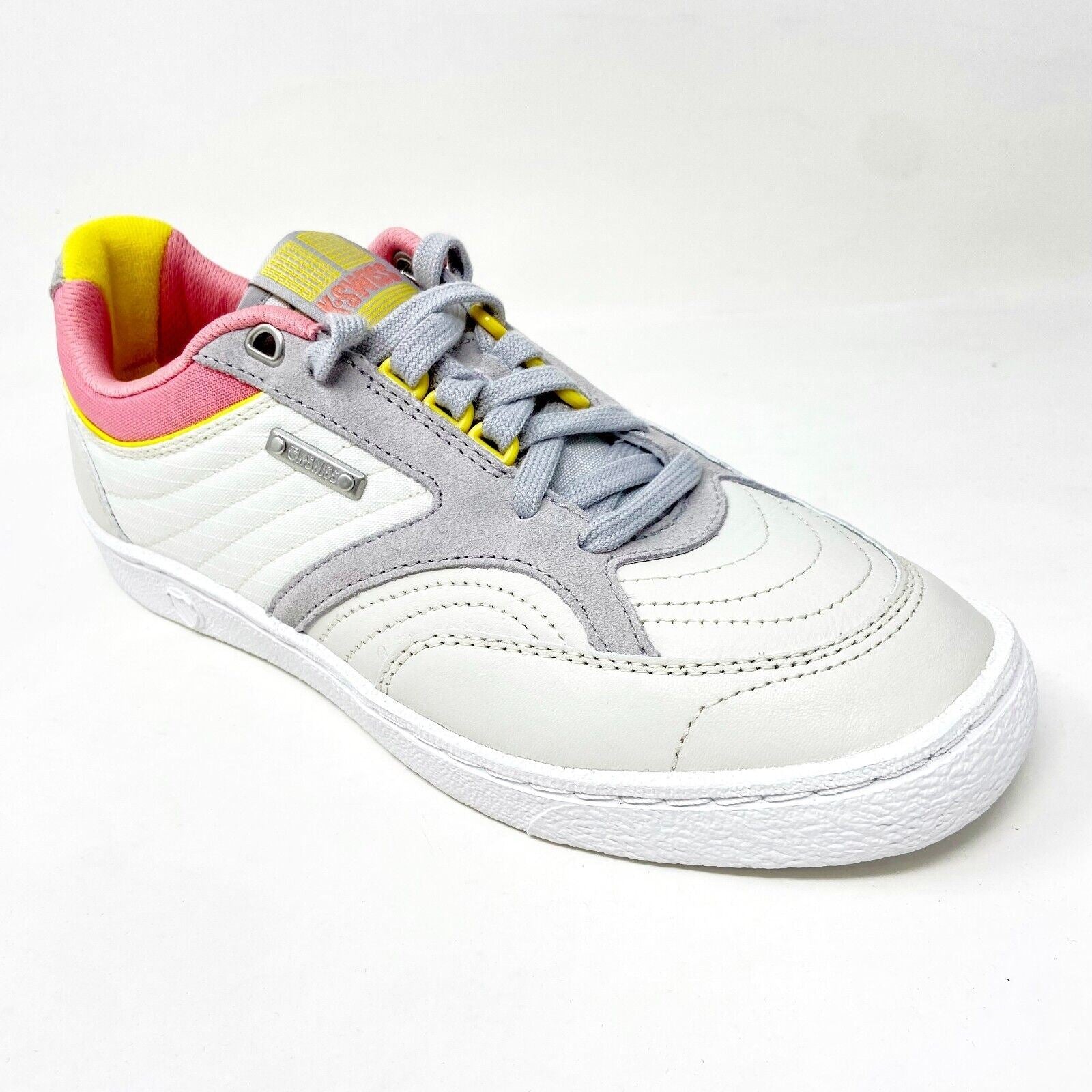 K-Swiss Ambassador Elite Lily White Flamingo Womens Size 8 Sneakers 96992 199
