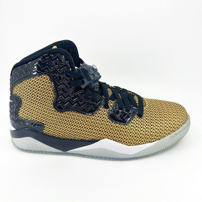 Jordan Spike Forty Gold Leaf White Midnight Navy Mens Sneakers 819952 706