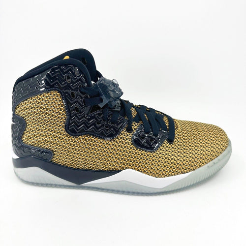 Jordan Spike Forty Gold Leaf White Midnight Navy Mens Sneakers 819952 706