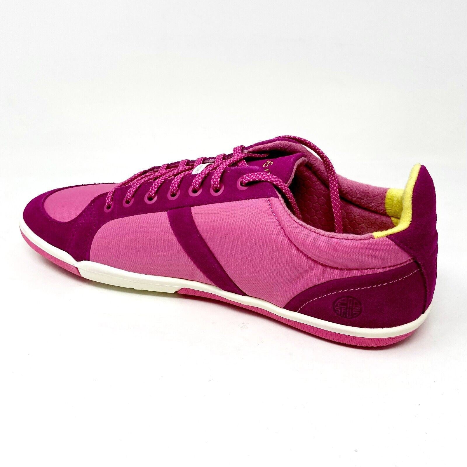 Plae Prospect Electric Fuchsia Pink Mens Suede Comfort Sneakers 553010 639