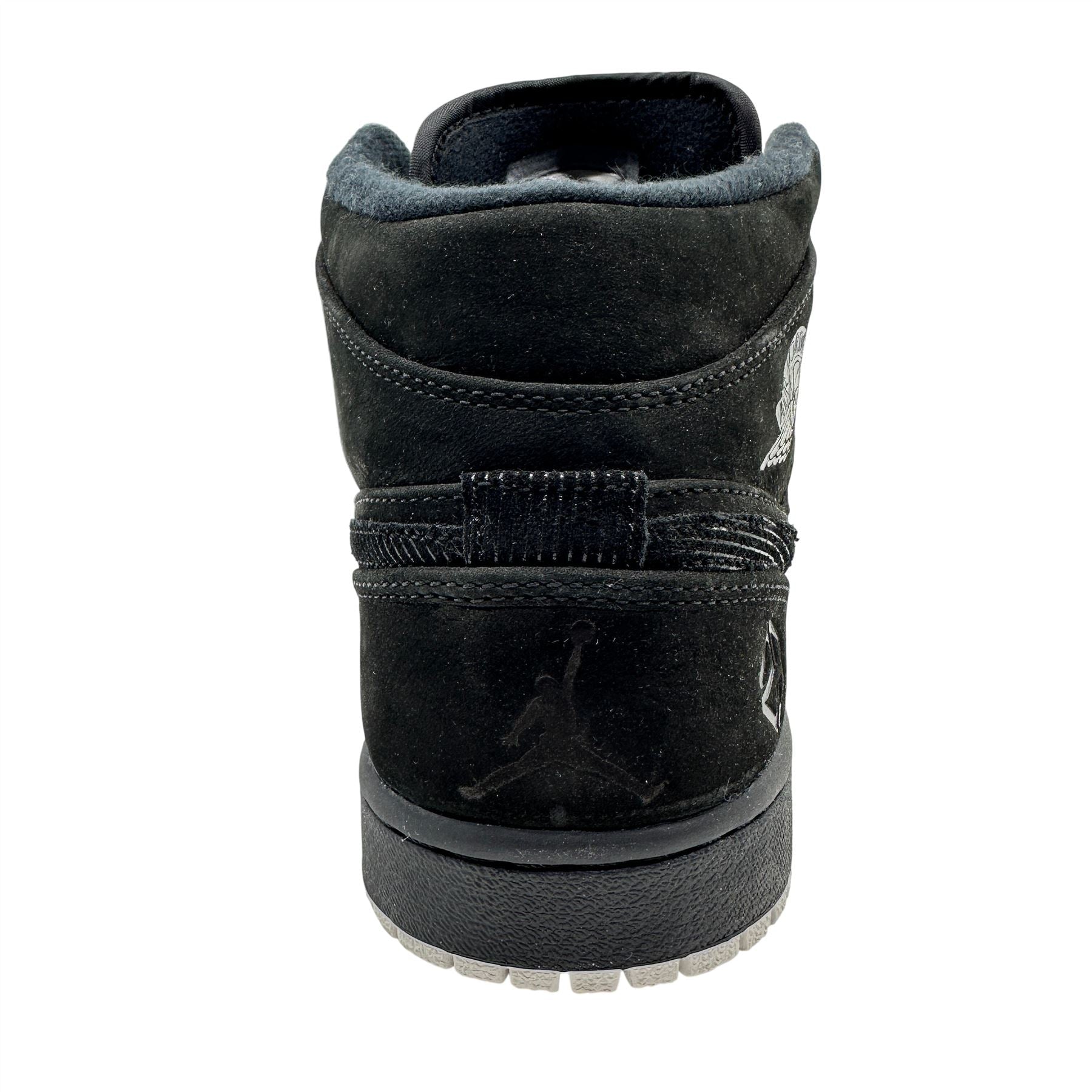 Jordan 1 Mid Black Summit White Mens Athletic Sneaker