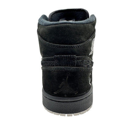 Jordan 1 Mid Black Summit White Mens Athletic Sneaker