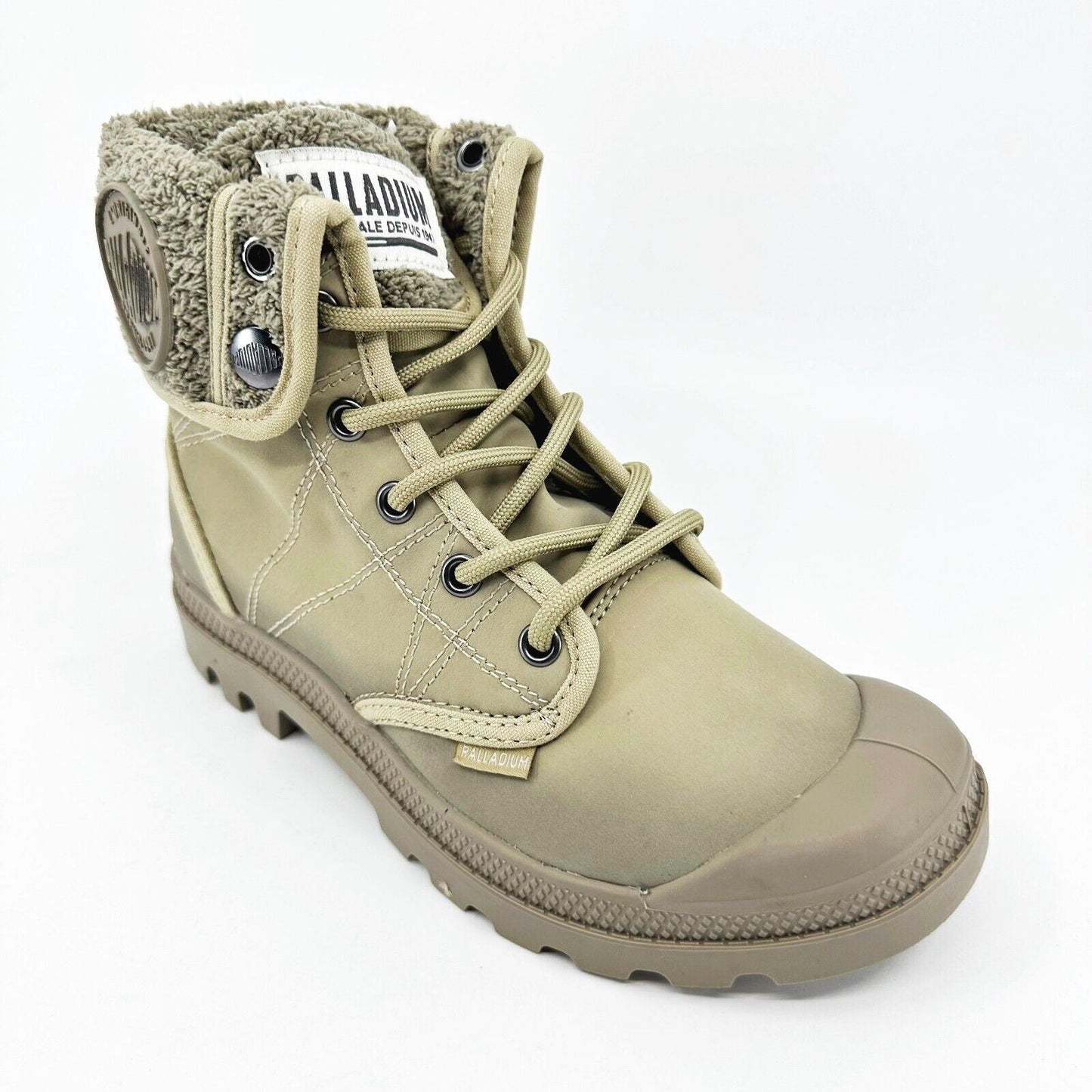 Palladium Pallabrousse Baggy Safari Dune Womens Size 5.5 Combat Boots 75978 248