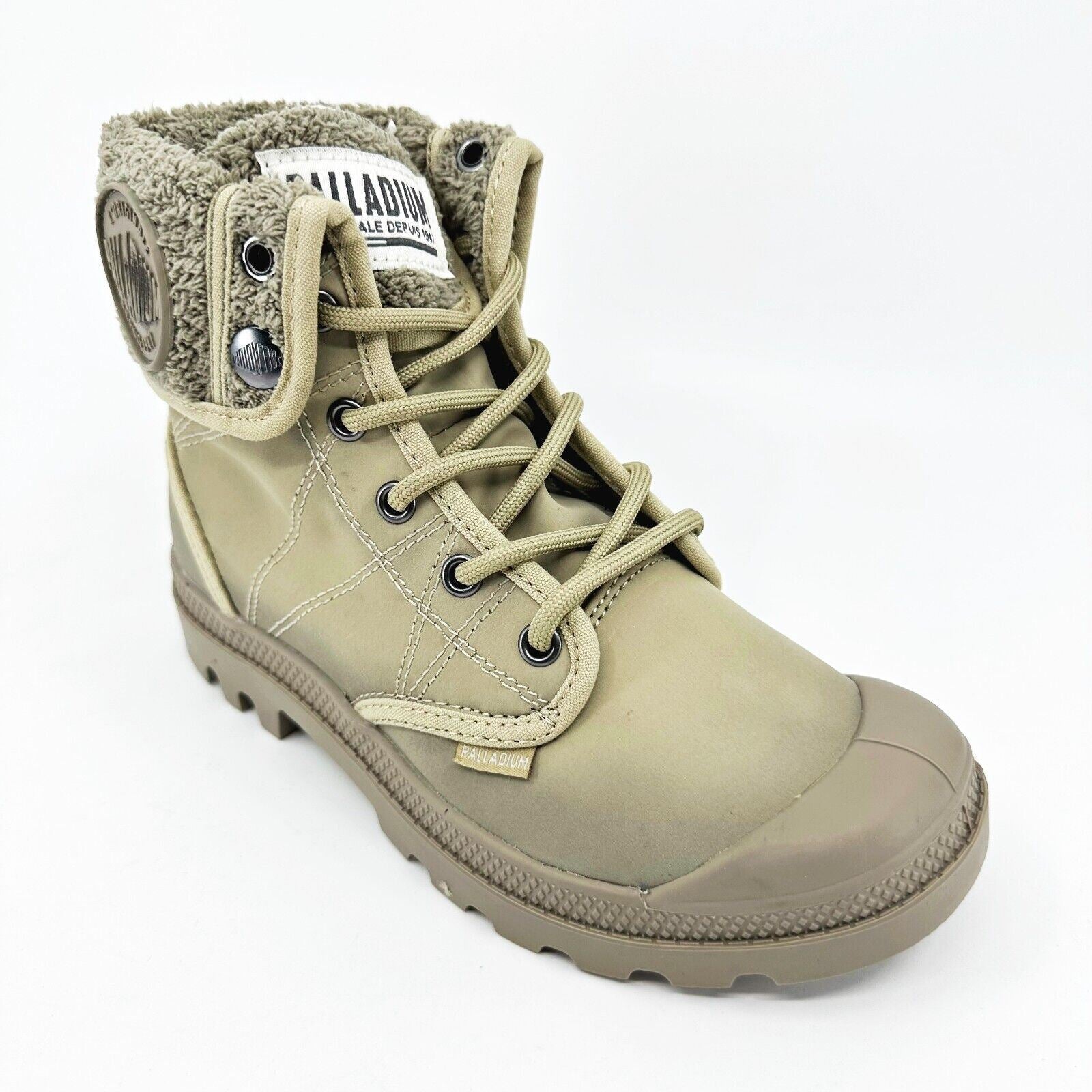 Palladium Pallabrousse Baggy Safari Dune Womens Size 5.5 Combat Boots 75978 248