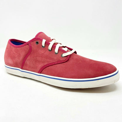 PF Flyers Exeter Burgundy White Mens Retro Casual Sneakers PM12OB1E