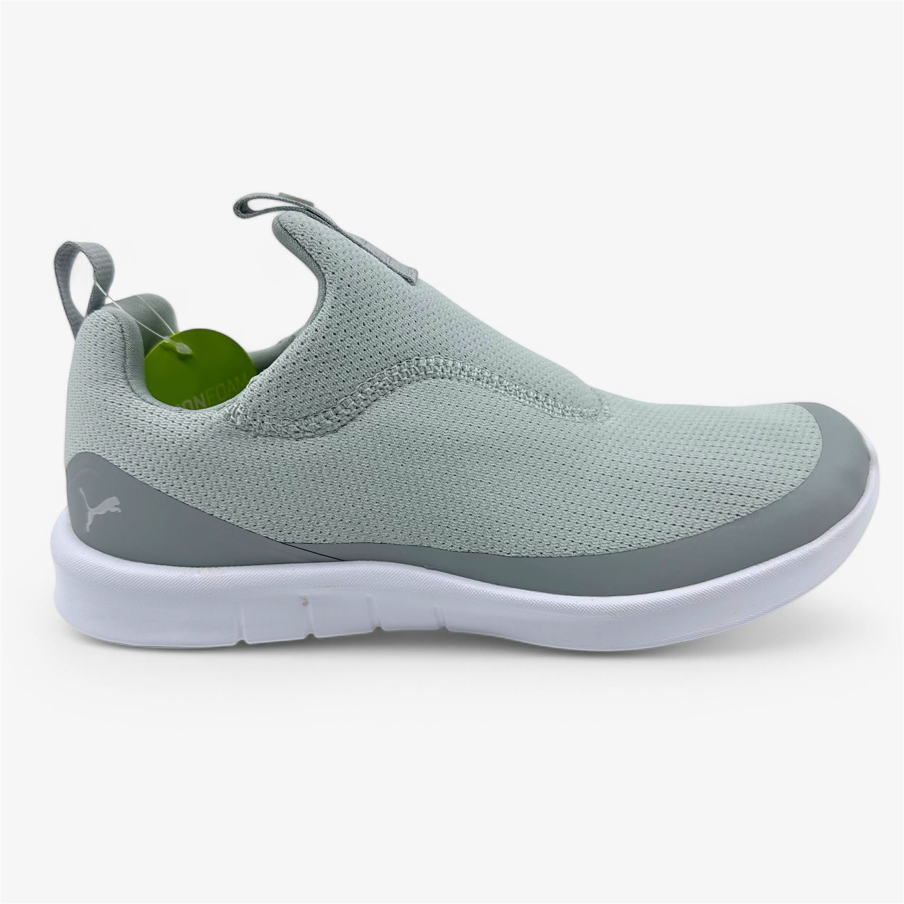 PUMA Laguna Fusion Slip On High Rise Silver Womens Spikeless Golf Shoes