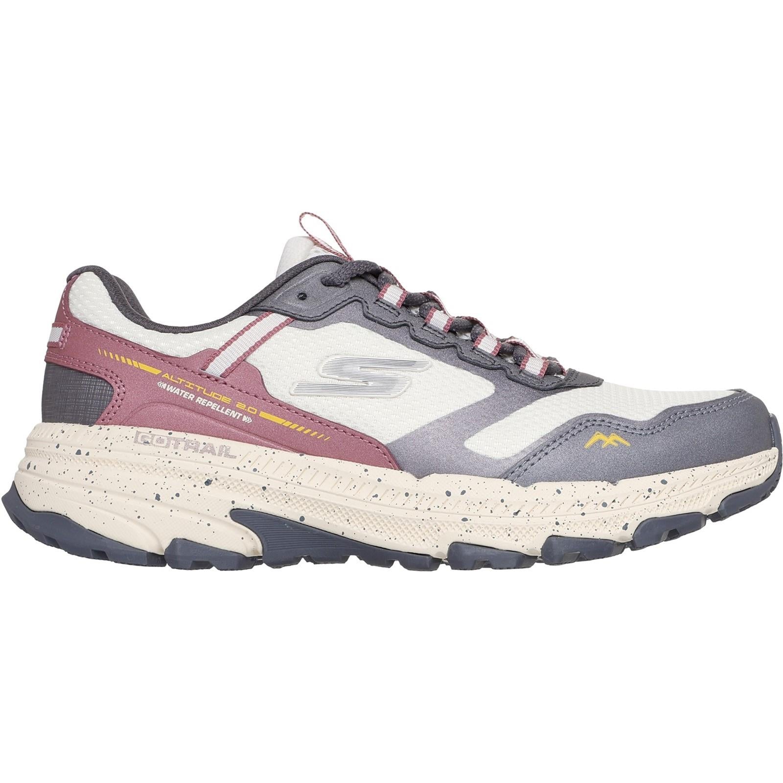 Women's Wide Fit Skechers 129525 Gorun Trail Altitude 2.0 Ravine Trainers