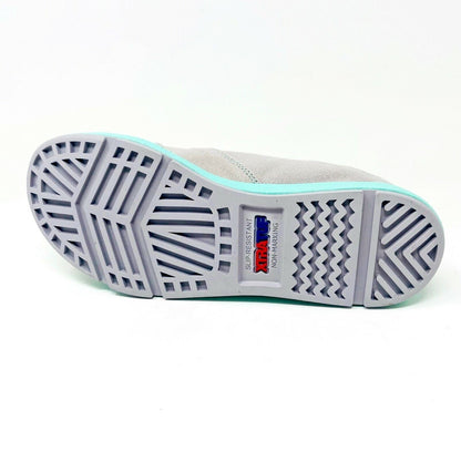 XtraTuf Yellowtail Grey Seafoam Slip Resistant Womens Canvas Slip On Work Shoes