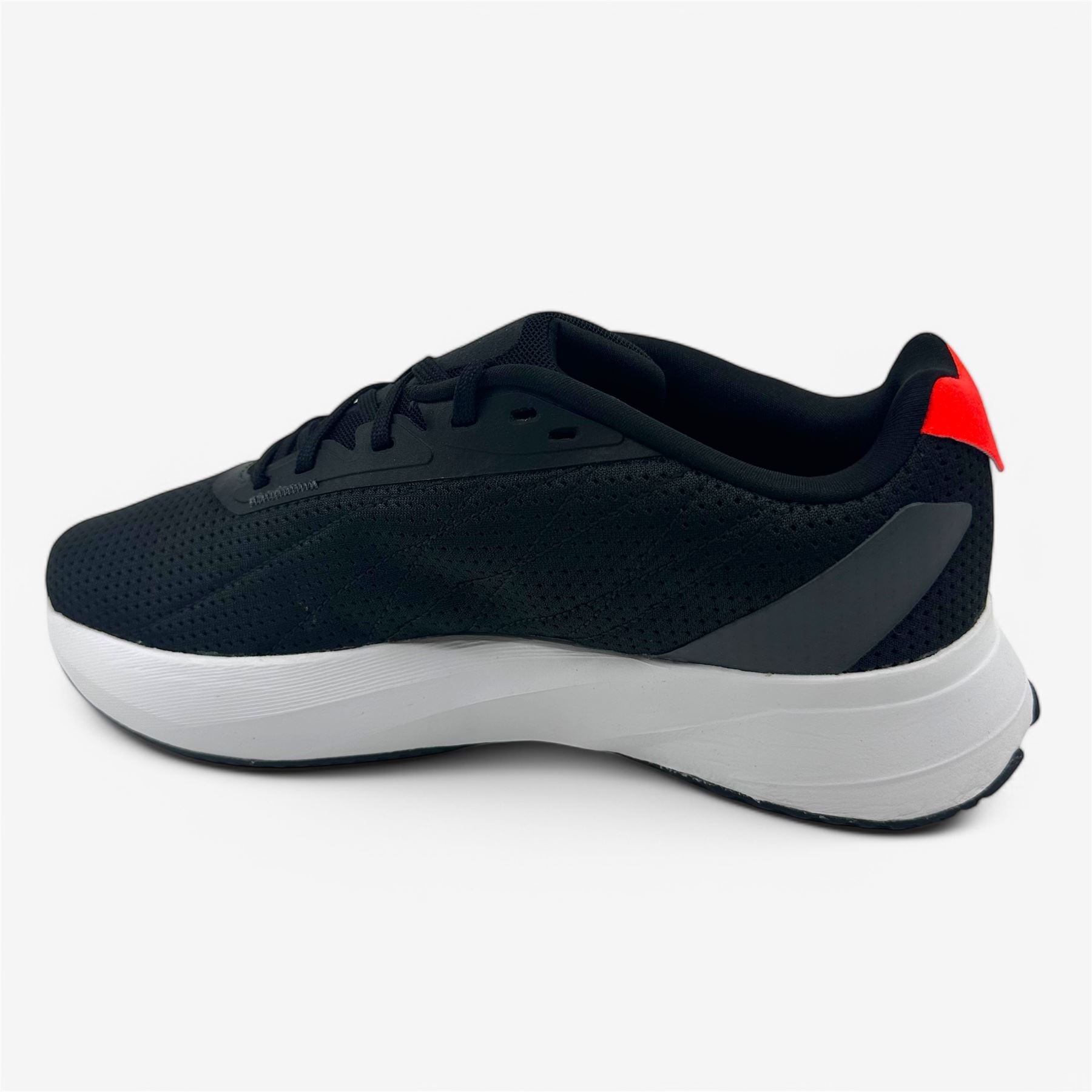 Adidas Duramo SL Solar Red Grey Mens Athletic Sneaker