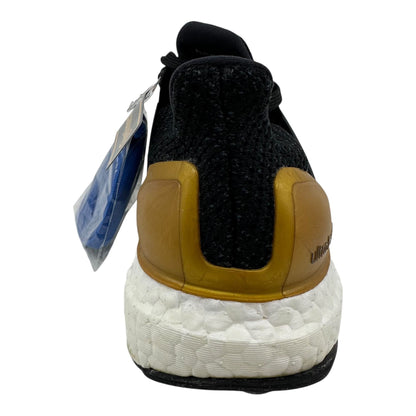 Adidas UltraBoost 2.0 Black Gold Mens Athletic UCLA Bruins Sneaker
